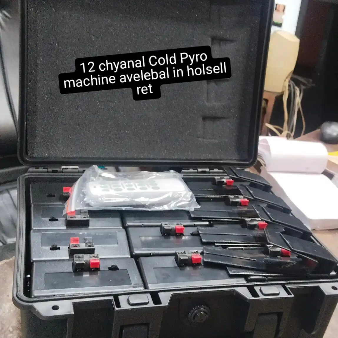 12-channel Cold Pyro firing machine